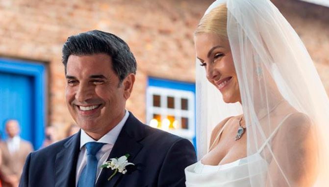 Ana Hickmann revela detalhe especial no altar com Edu Guedes