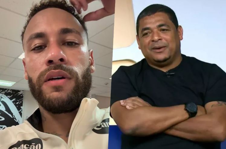 Após críticas, Neymar rebate Vampeta