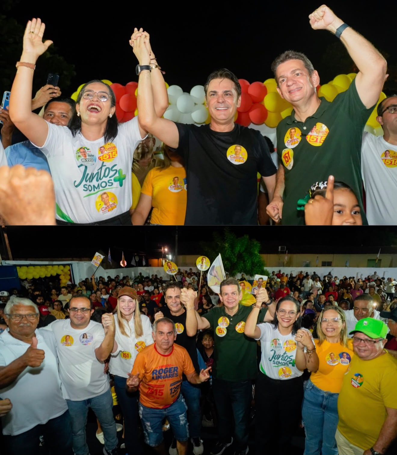 Castro Neto reúne centenas de apoiadores em José de Freitas e intensifica campanha