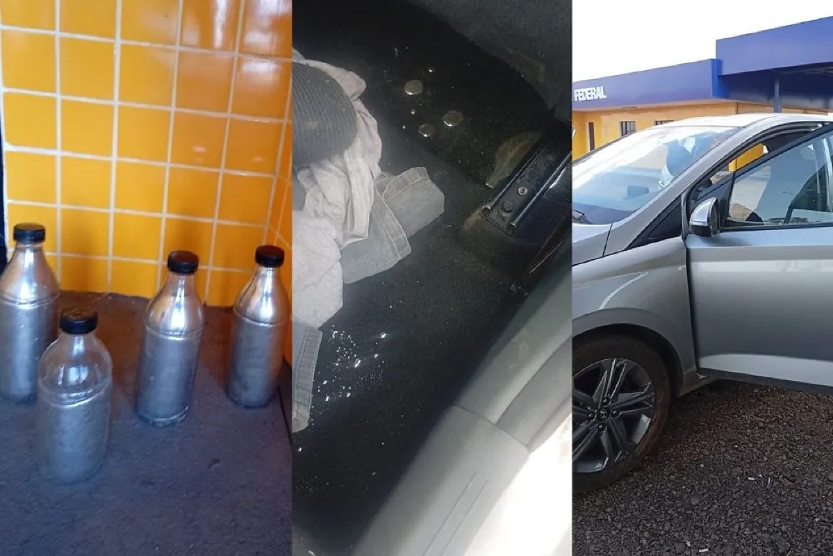 Coronel da PM é preso transportando 53 kg de mercúrio e rebite na BR-070
