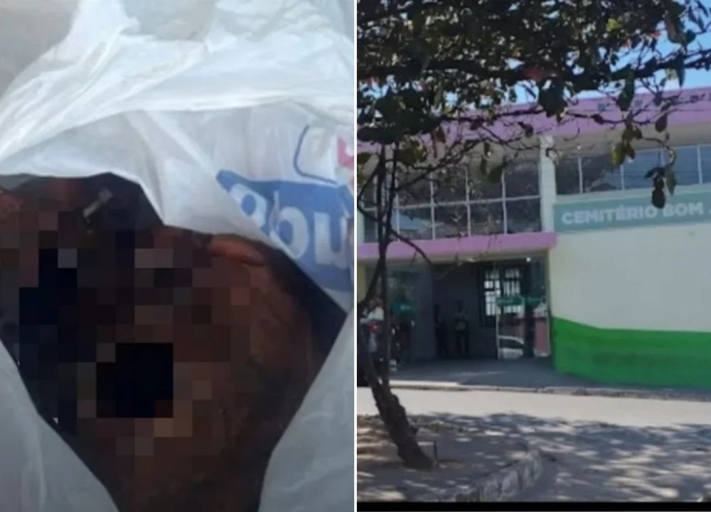Coveiro e mulher são presos após furto de crânio humano em cemitério de MG