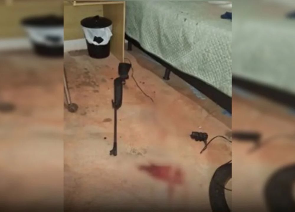 Criança é atingida por disparo de chumbinho, e carro capota durante socorro