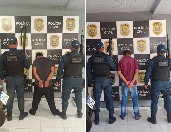 Dois homens são conduzidos à delegacia suspeitos de violência doméstica em Esperantina