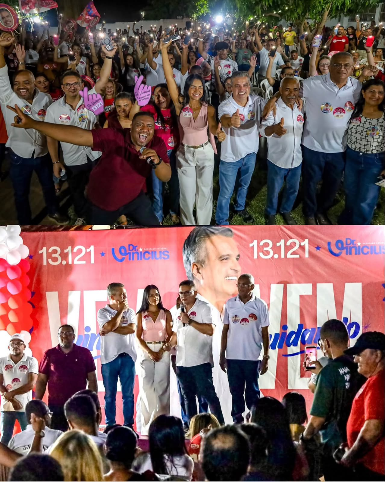 Dr. Vinícius reúne apoiadores em Amarante e destaca mobilização na reta final