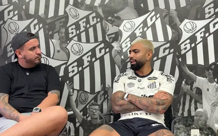 Gabigol comenta possível retorno ao Flamengo durante entrevista