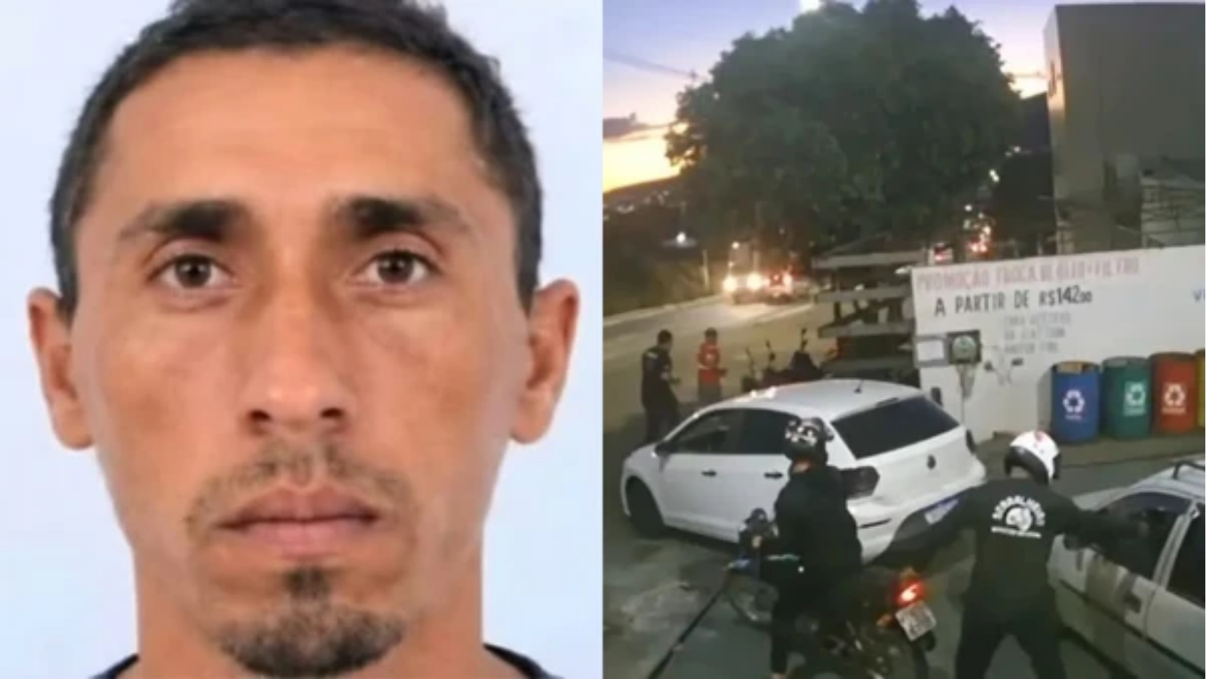 Homem é morto a tiros quando estava com as duas filhas pequenas dentro de carro em posto de combustíveis na Bahia