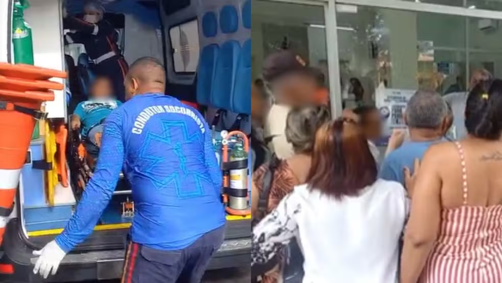 Homem passa mal esperando por atendimento para mutirão de catarata em Teresina