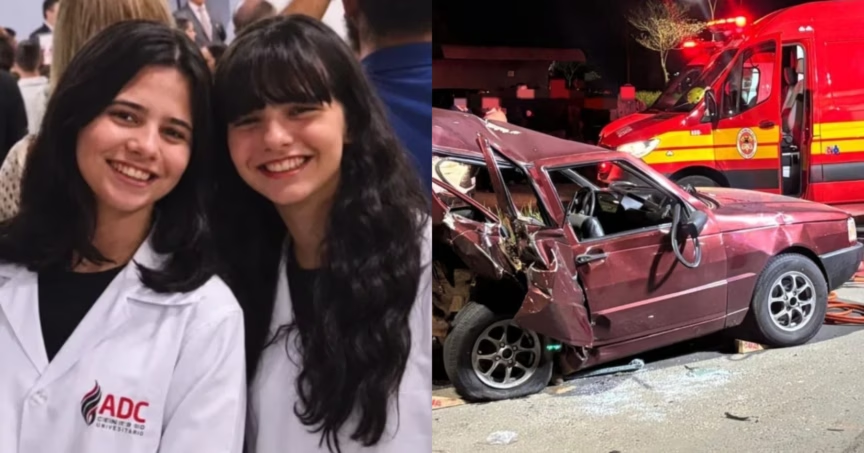 Irmã gêmea de adolescente que morreu em acidente em SC também morre após seis dias na UTI