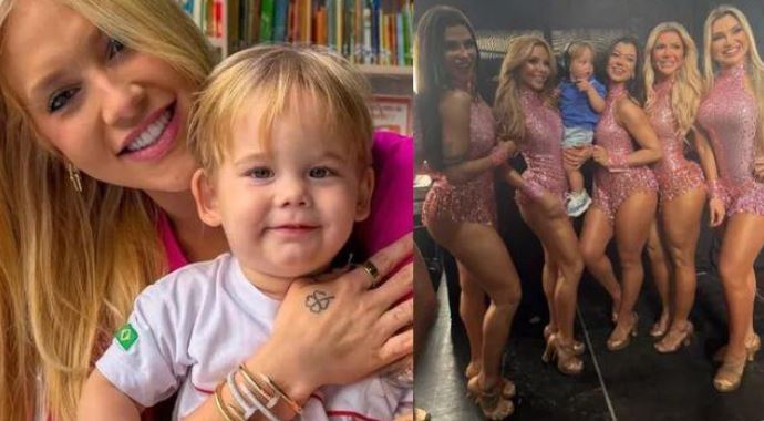 José Leonardo encanta bailarinas de Leonardo e ganha recado