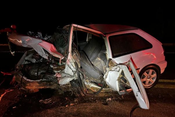 Jovens de 19 e 21 anos morrem em grave acidente na BR-414 em GO