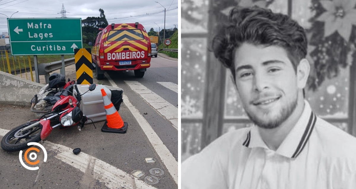Motociclista de 21 anos morre após acidente no trevo da BR-116