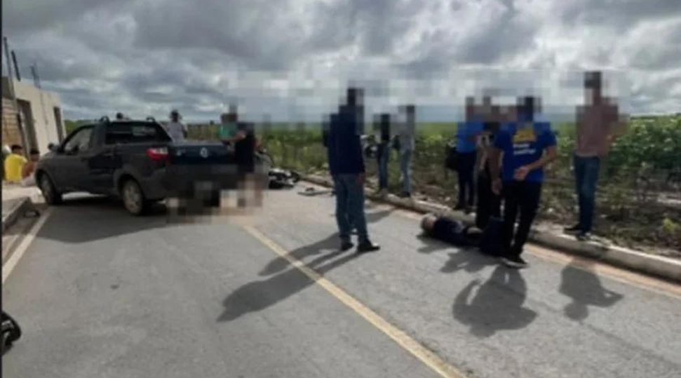 Motociclista morre a caminho do trabalho após colisão com picape em São Sebastião