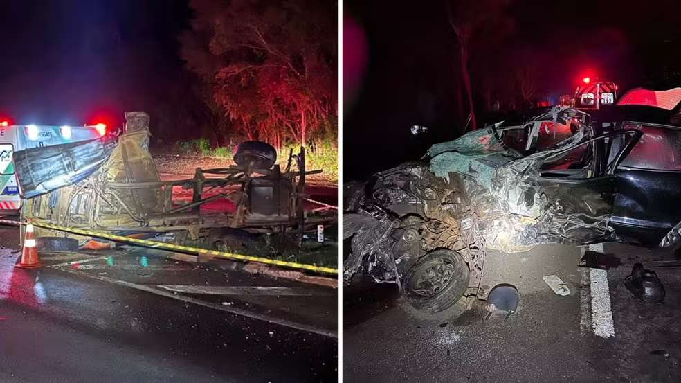 Motorista de caminhonete morre no PR após ser atingido por carro
