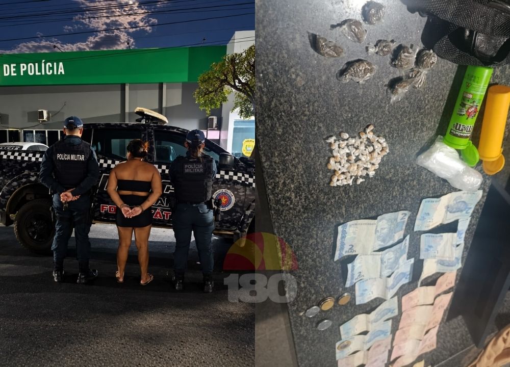 Mulher é presa com 59 pedras de crack durante abordagem da PM em Piripiri