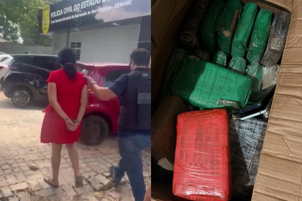 Mulher é presa em estúdio de beleza usado como depósito de drogas em Teresina