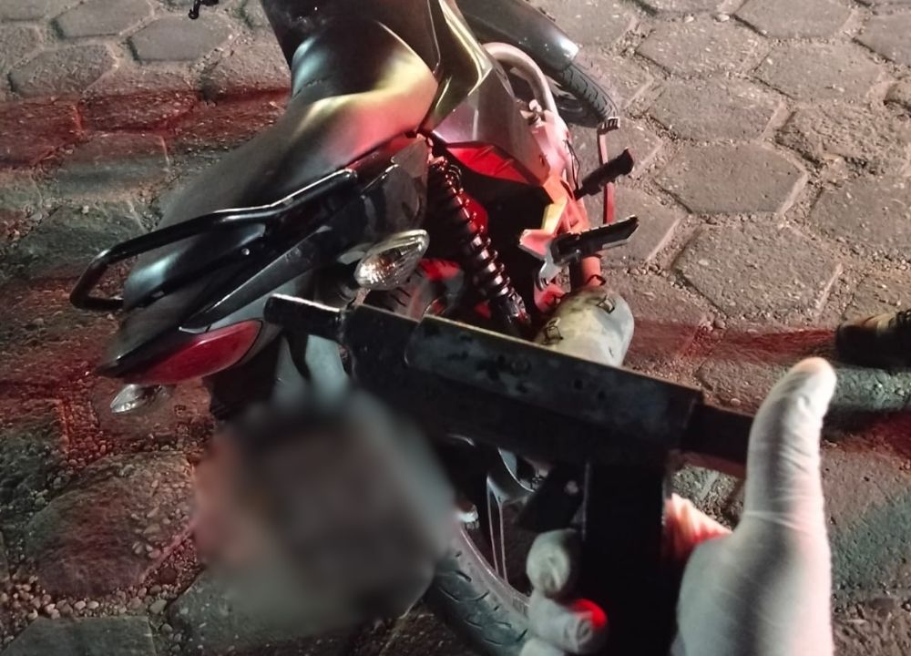 PM recupera moto roubada e prende suspeito com arma caseira em Teresina
