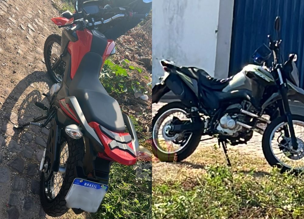 PM recupera motos roubadas minutos após crimes na zona Sul de Teresina