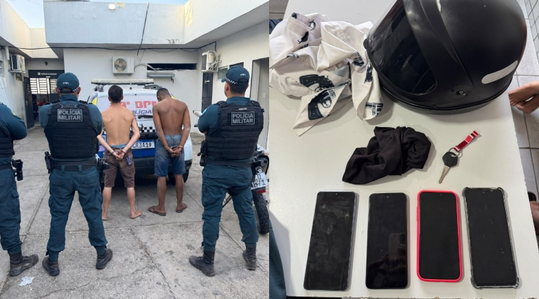 Quatro homens assaltam bar na zona Leste de Teresina e fogem com moto e celular