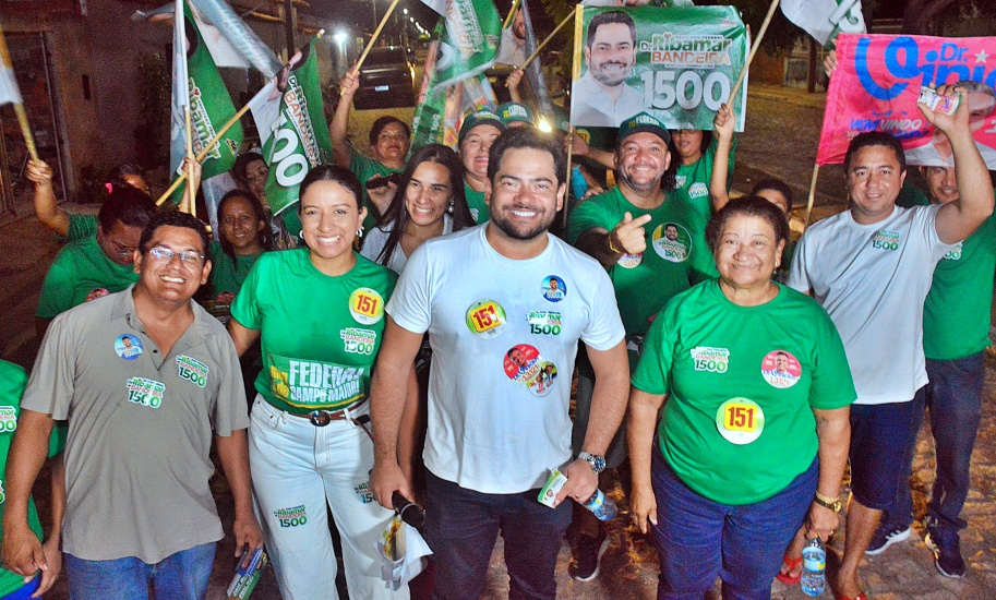 Ribamar Bandeira reforça campanha “olho no olho” durante caminhada em Campo Maior