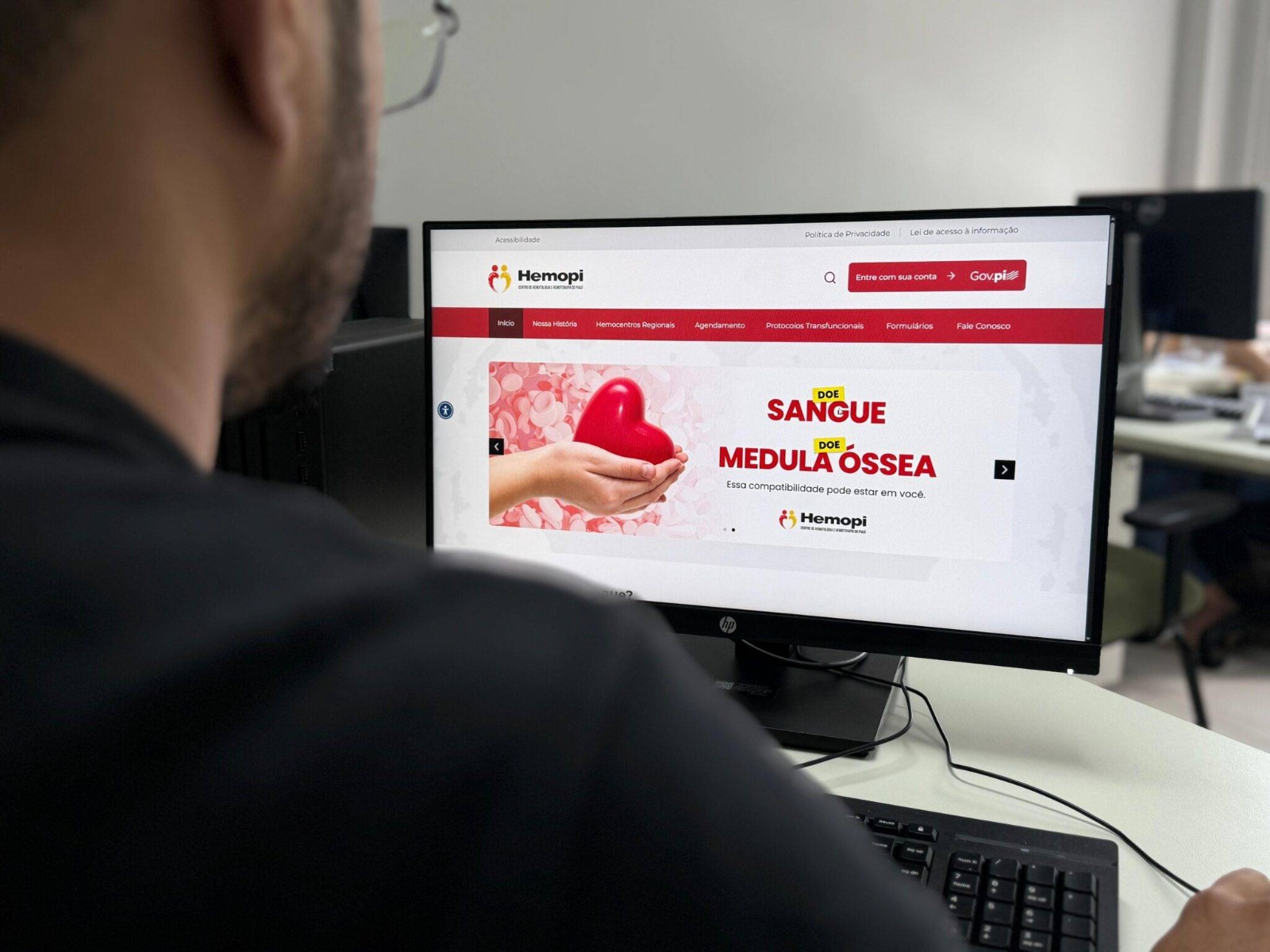 Tecnologia amplia acesso à doação de sangue e facilita agendamento pelo Gov.pi Cidadão