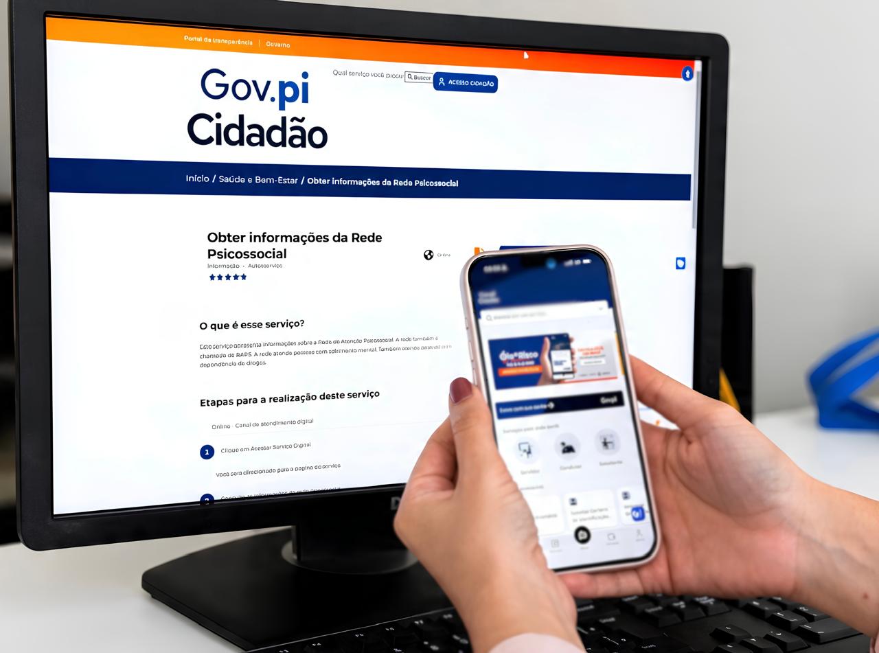 Tecnologia também cuida: Gov.pi Cidadão facilita acesso a informações sobre saúde mental