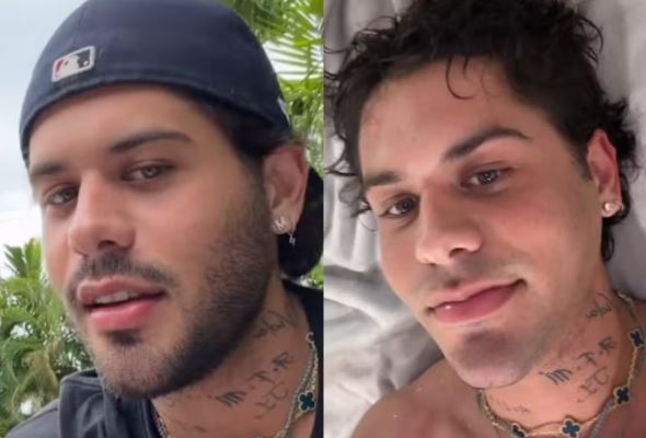 Zé Felipe erra ao fazer a barba e surge com novo visual