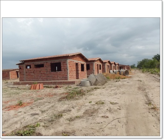 Esta em fase avançada a construção de 40 casas populares do programa