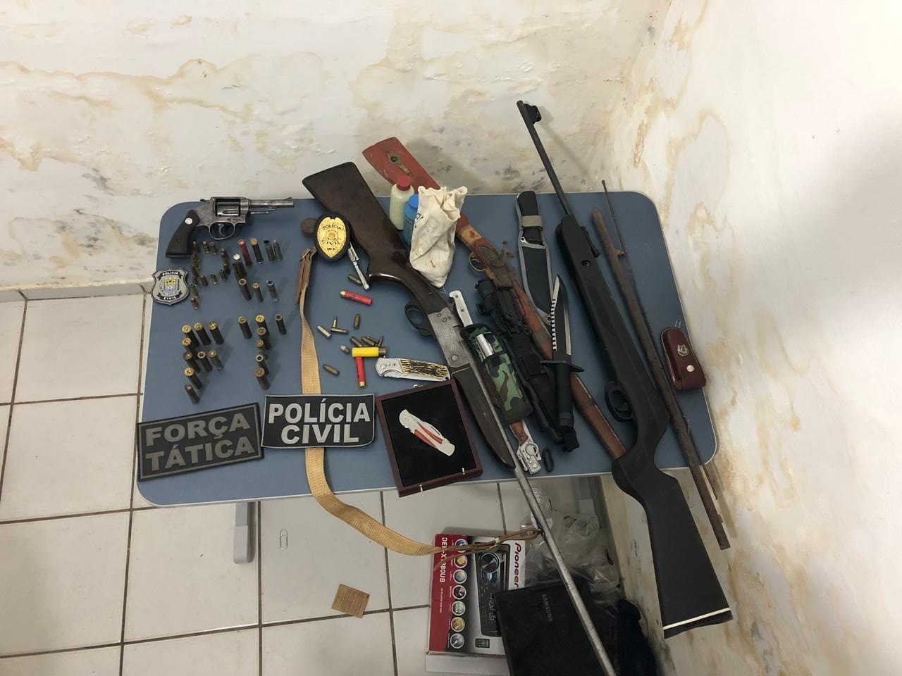 Homem é preso várias armas de fogo e munições no Piauí 180graus