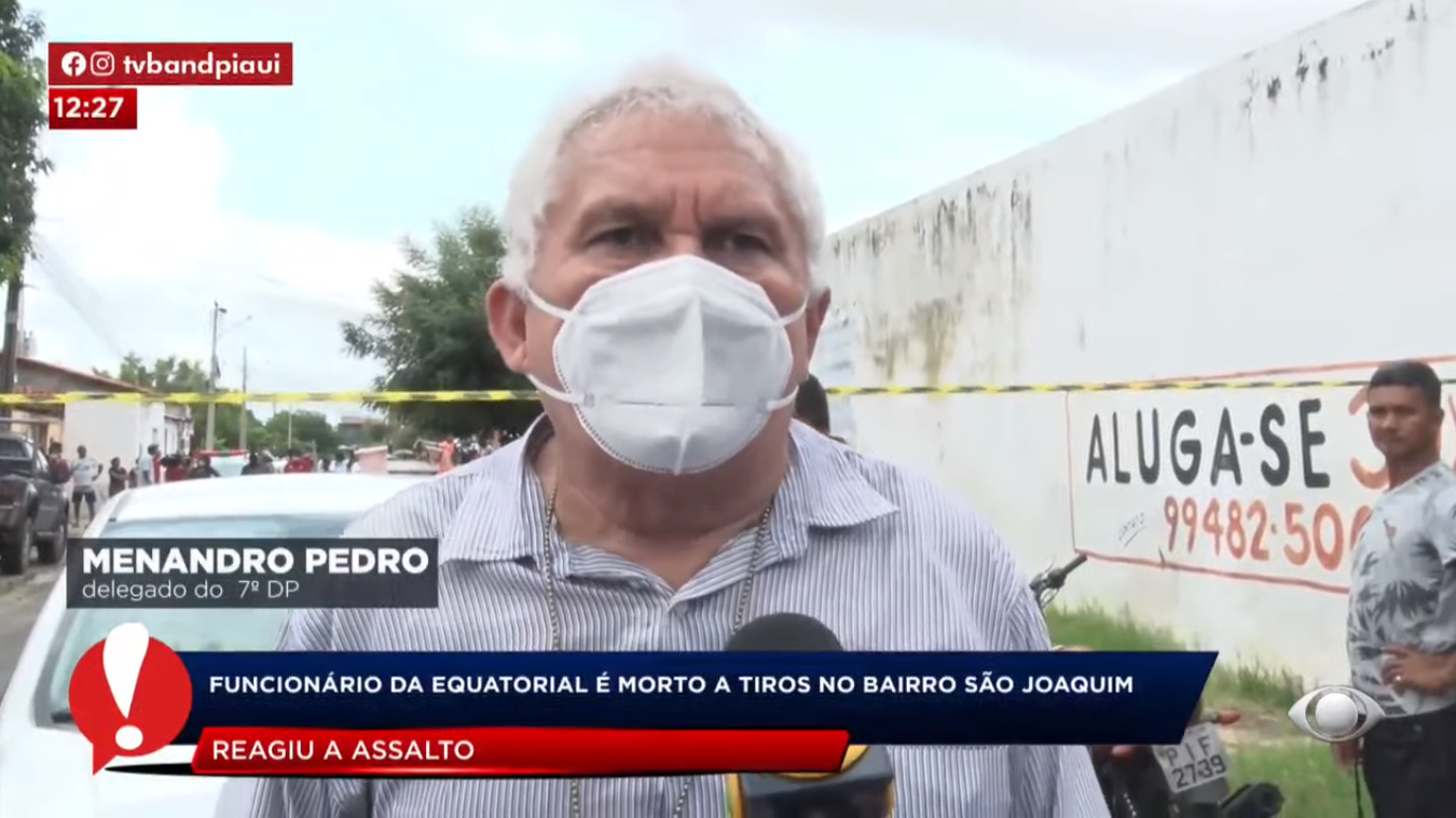 Funcion Rio Da Equatorial Morto Durante Assalto Em Bairro De Teresina