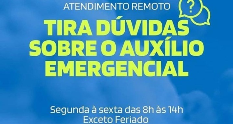 Prefeitura Cria Atendimento Remoto Para Tirar D Vidas Sobre O Aux Lio