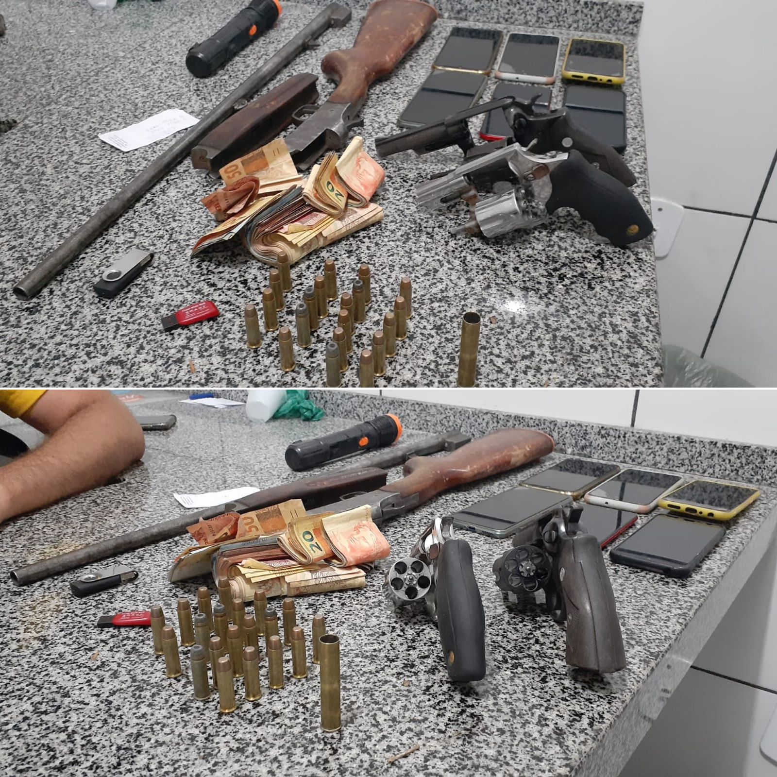 Integrante de facção é preso com armas de fogo