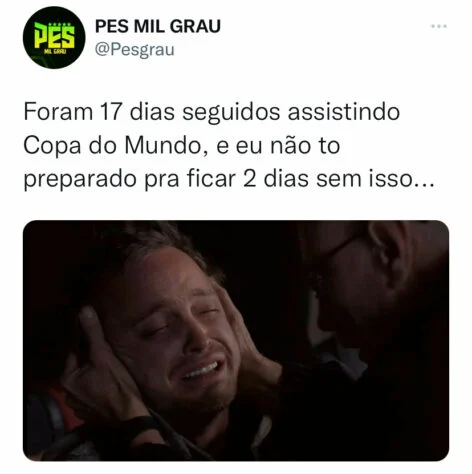 E agora? Torcedores fazem memes com dias sem jogos da Copa do