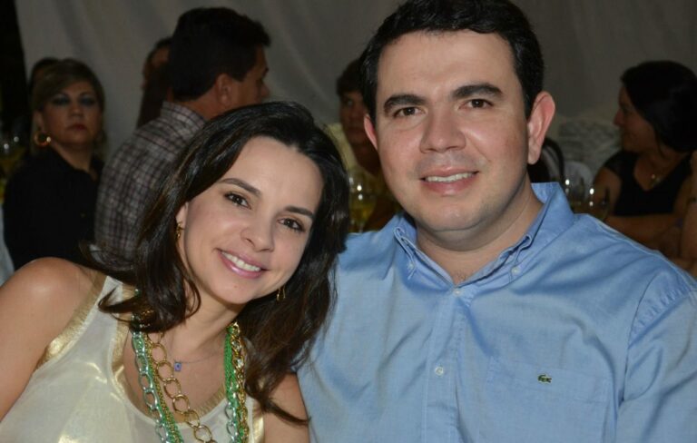 Vivianne Coelho e o marido Erik Costa, prefeito de Balsas