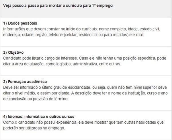 Aprenda O Que Colocar No Currículo Quando Não Se Tem Experiência Profissional 180graus O 0953