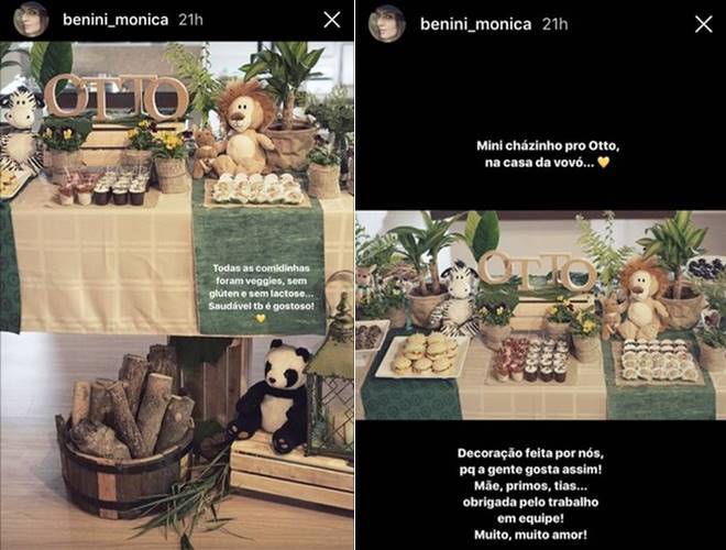 Junior Lima e Mônica Benini fazem chá de bebê vegetariano para o filho -  OFuxico