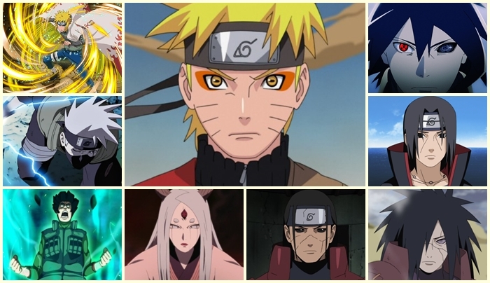 Os 10 ninjas mais fortes de naruto