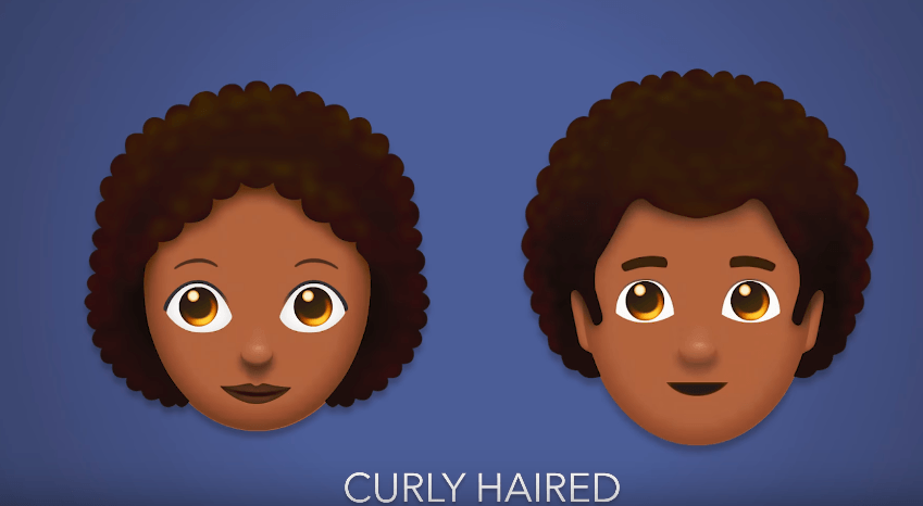 Novos emojis com cabelos cacheados e ruivos chegam aos