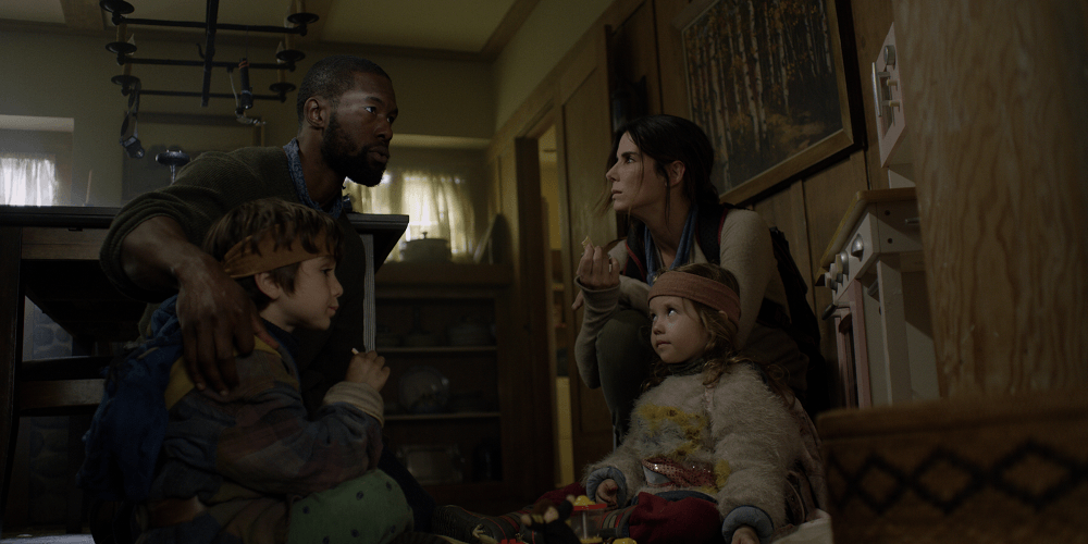 Trevante Rhodes, Julian Edwards, Bullock, e Vivien Lyra Blair. Netflix