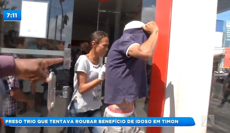 Trio é Preso Ao Tentar Roubar Idoso Que Recebia Benefício Em Agência