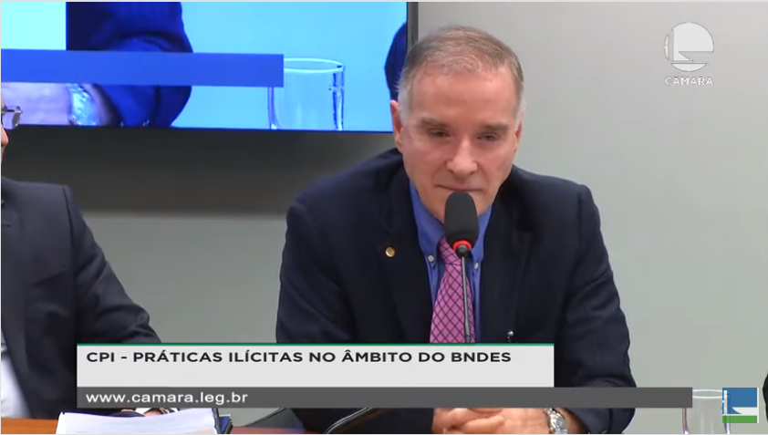 _Eike Batista durante depoimento à CPI do BNDES (Imagem: Reprodução)