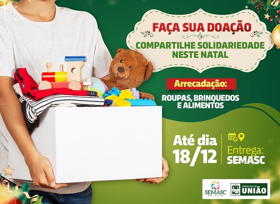 União Prefeitura Está Recolher Doações De Roupas E Alimentos Para Famílias Carentes 5694