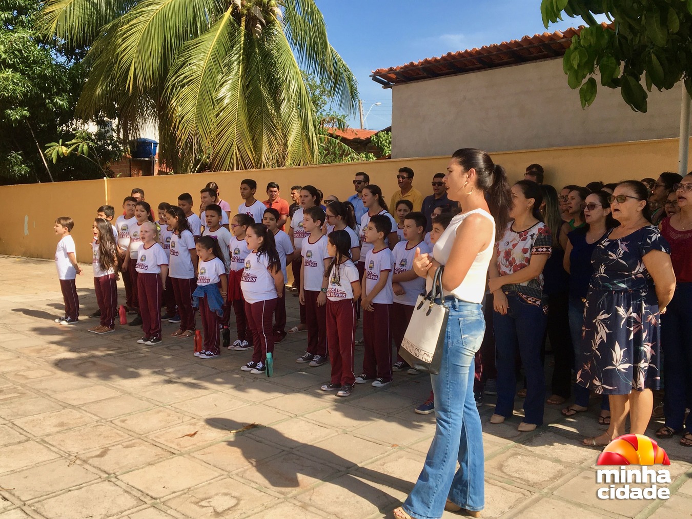 Cocal dos Alves Hasteamento das bandeiras abre cronograma de