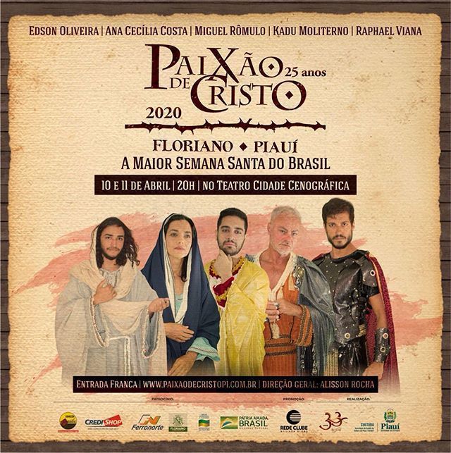 Paixão de Cristo de Floriano é lançado na Secult em Teresina Paixão de Cristo de Floriano é lançado na Secult em Teresina