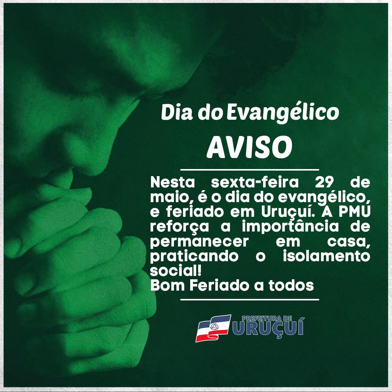 FERIADO MUNICIPAL: Dia do Evangélico passa a ser comemorado em 31/08 em  Rosário Oeste