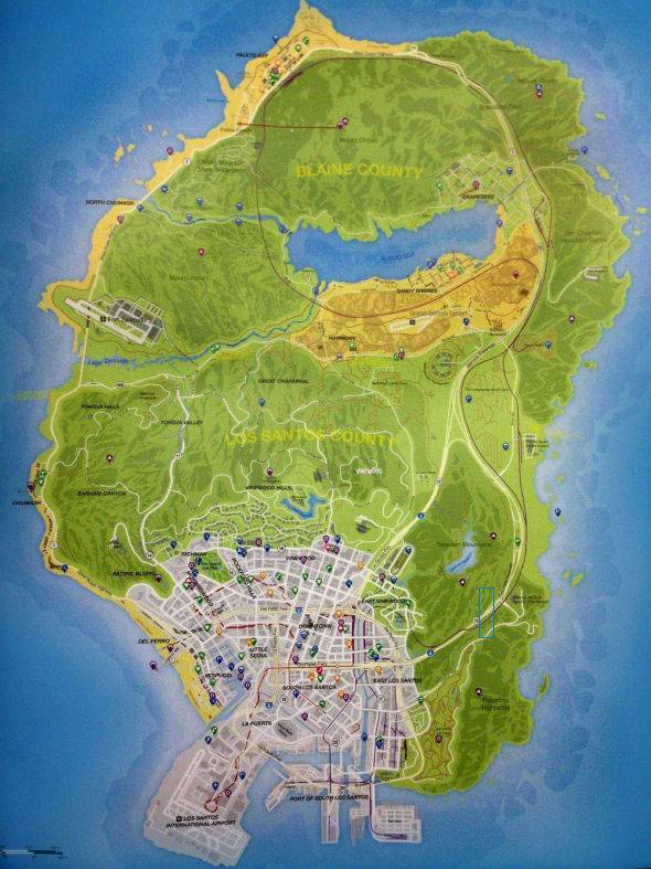 Mapa de Los Santos em 'GTA V' vaza na internet, veja