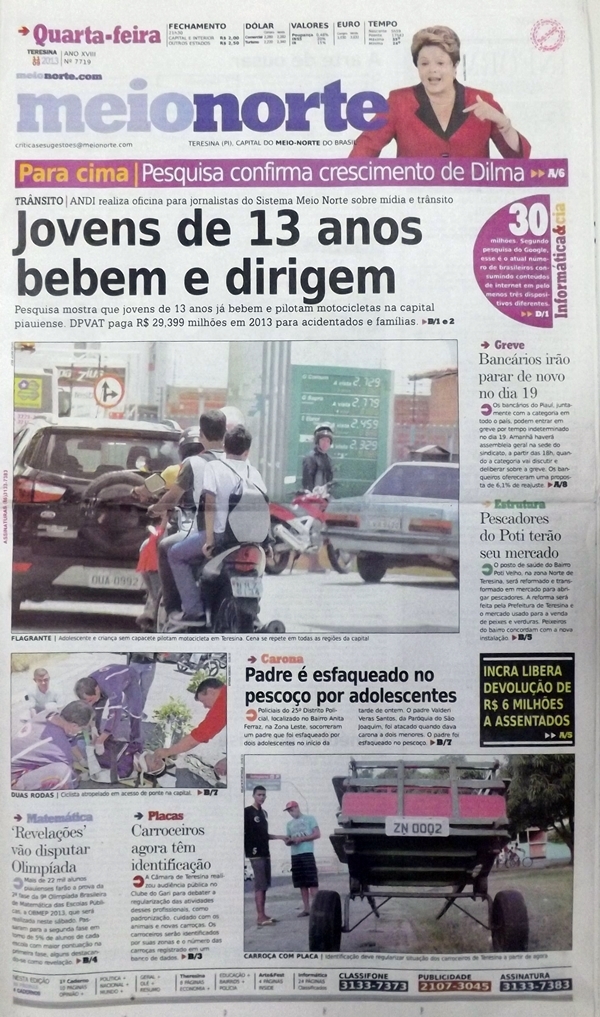 Confira os destaques no Jornal Meio Norte desta quarta, 11/09 180graus O Maior Portal do Piauí Confira os destaques no Jornal Meio Norte desta quarta, 11/09 180graus O Maior Portal do Piauí