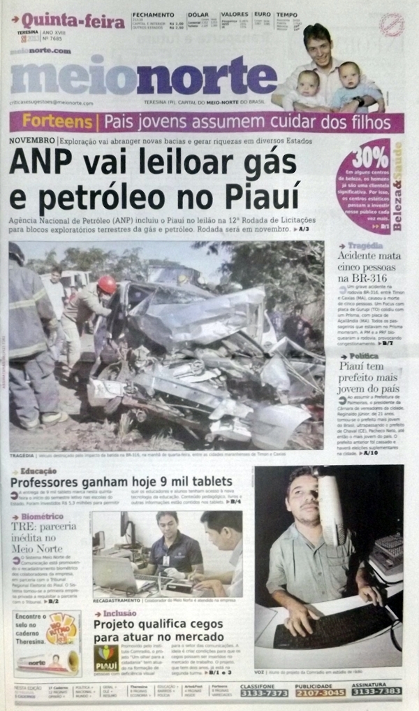Confira os destaques no Jornal Meio Norte desta quinta, 08/08 180graus O Maior Portal do Piauí Confira os destaques no Jornal Meio Norte desta quinta, 08/08 180graus O Maior Portal do Piauí