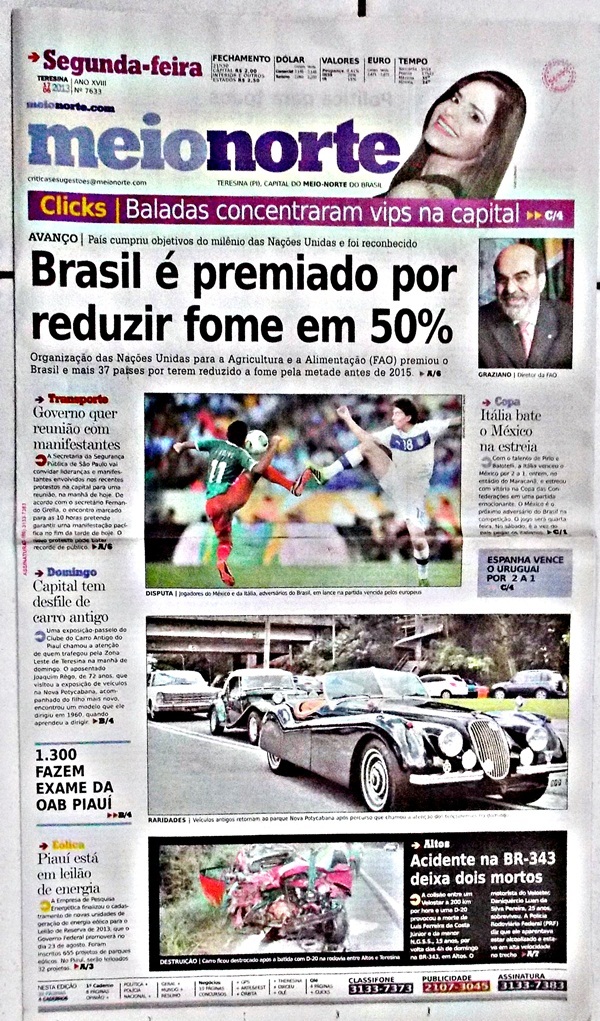 Confira os destaques do Jornal Meio Norte desta segundafeira 180graus O Maior Portal do Piauí Confira os destaques do Jornal Meio Norte desta segundafeira 180graus O Maior Portal do Piauí