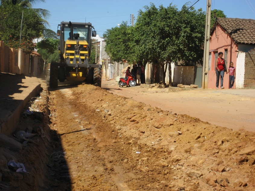 Mais uma obra é retomada em Avelino Lopes 180graus O Maior Portal
