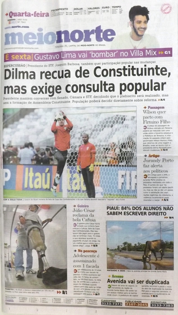 Confira os destaques no Jornal Meio Norte desta quarta, 26 180graus O Maior Portal do Piauí Confira os destaques no Jornal Meio Norte desta quarta, 26 180graus O Maior Portal do Piauí